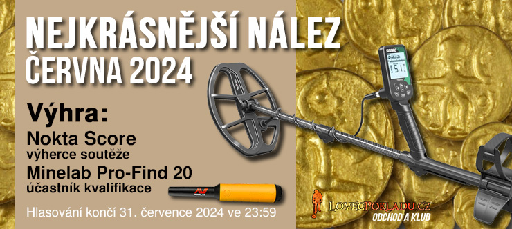 Nejkrásnější nález detektorem kovů měsíce června 2024